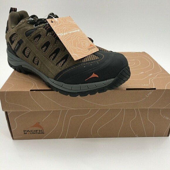 Pacific Mountain Mens Sanford LO Cub Apricot Orange Athletic Shoes Size 9